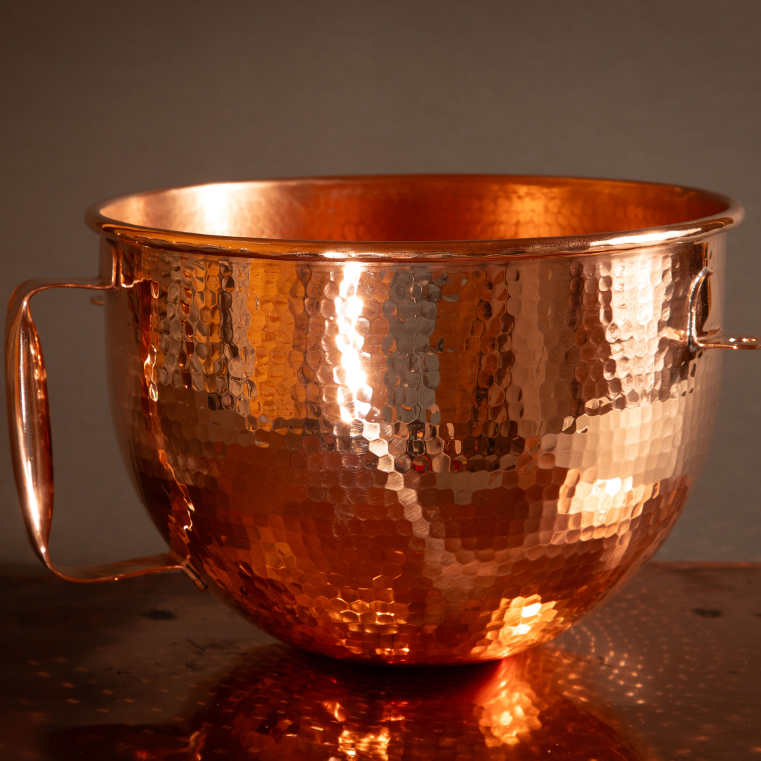 Copper Mixing Bowl for 6 quart KitchenAid Professional 600 Series Mixer
