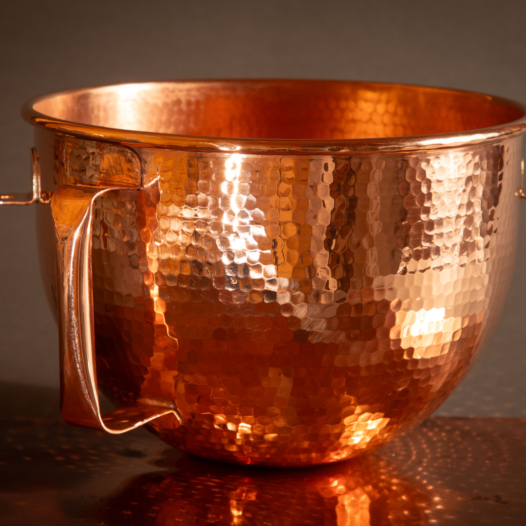 Copper Mixing Bowl for 6 quart KitchenAid Professional 600 Series Mixer