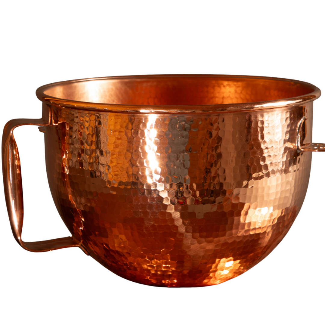Copper Mixing Bowl for 6 quart KitchenAid Professional 600 Series Mixer