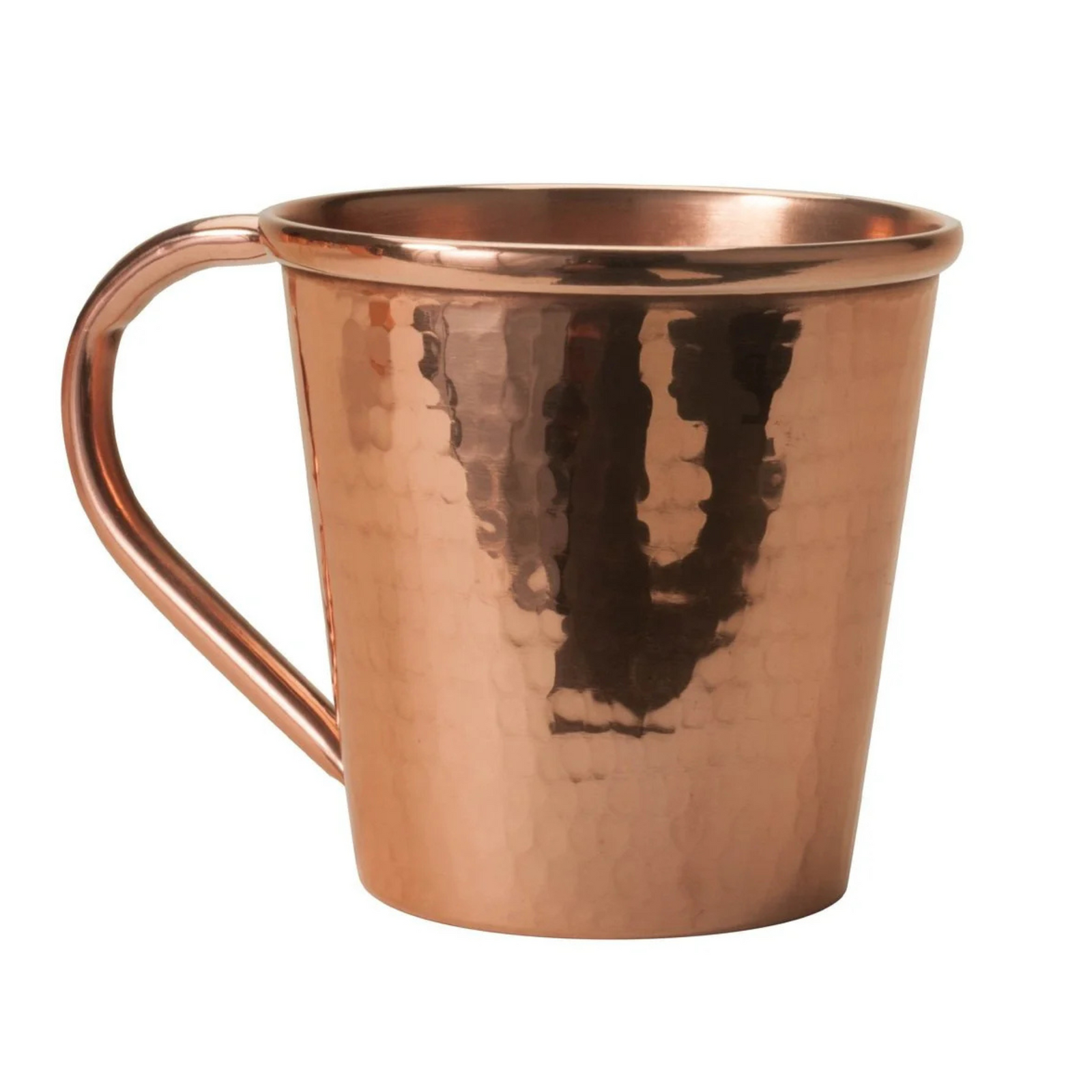 Solid Copper Mule Mug, Copper Handle, 12 oz