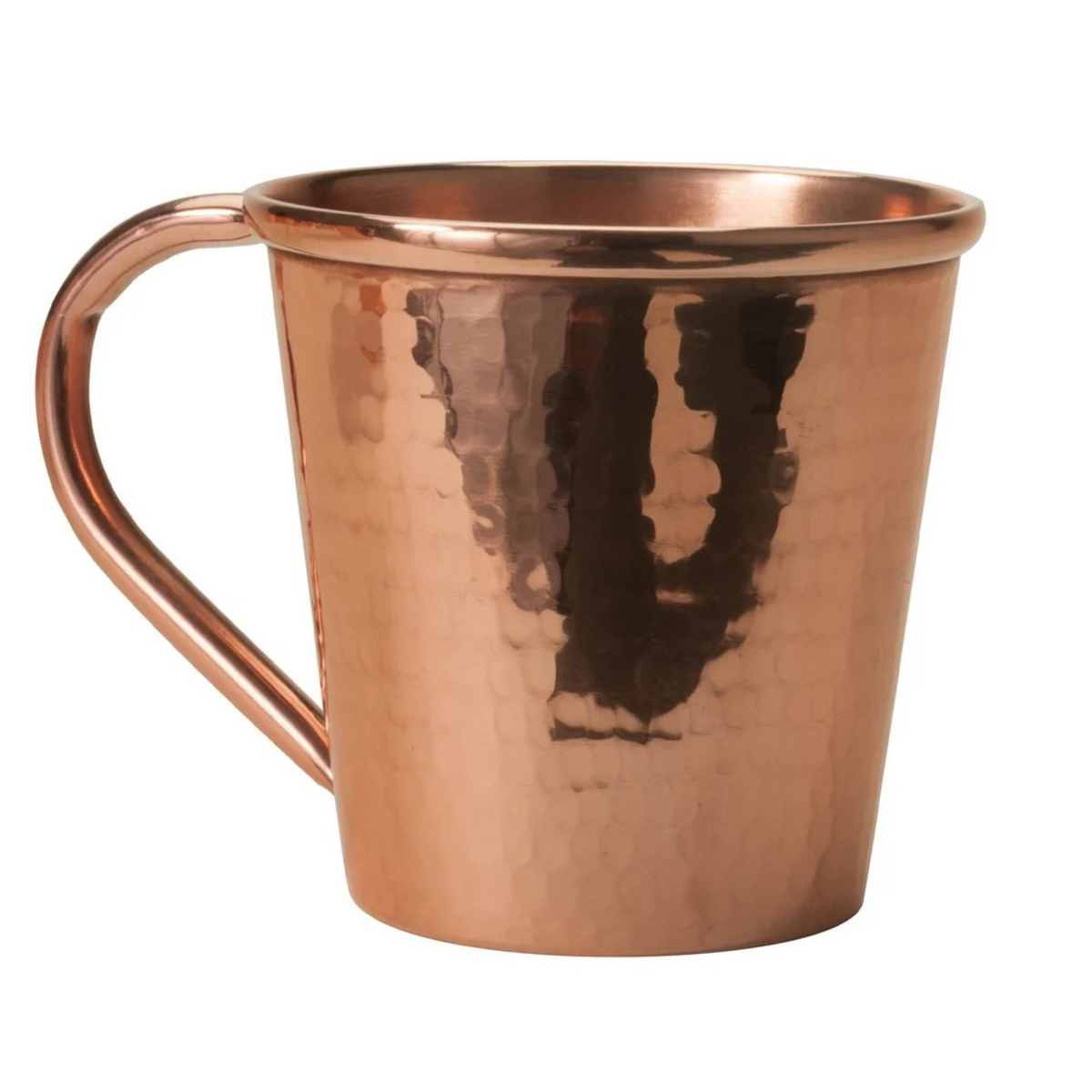 Solid Copper Mule Mug, Copper Handle, 18 oz