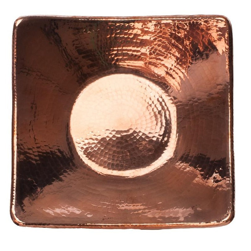 Flat Earth Copper Bowl