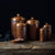 Copper Kitchen Canisters - Complete 5 piece Set